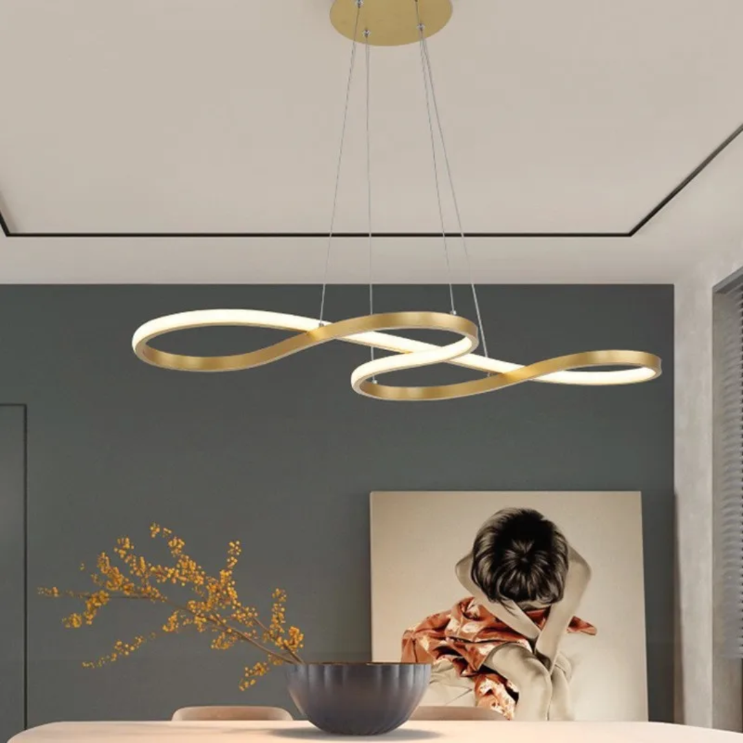 Modern LED Suspension with Rings – Elegant and Futuristic Design