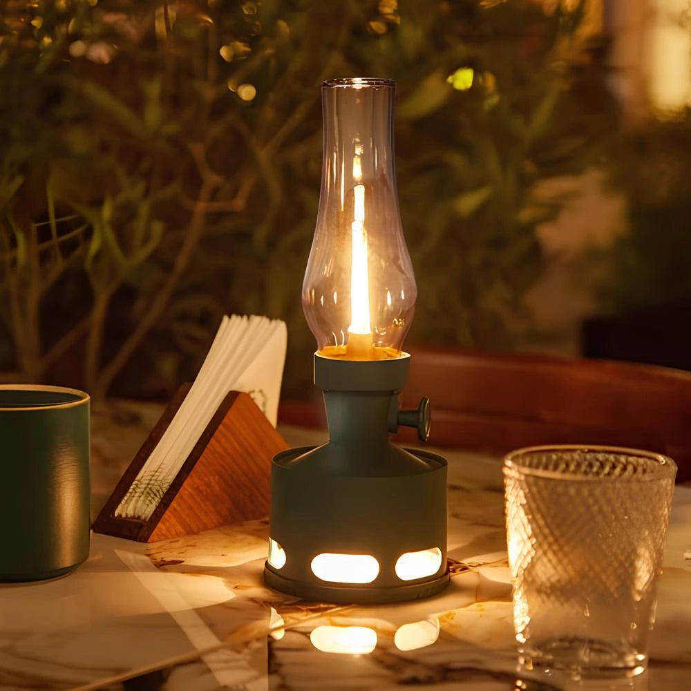 פנס LED בסגנון רטרו – תאורה דקורטיבית אלגנטית