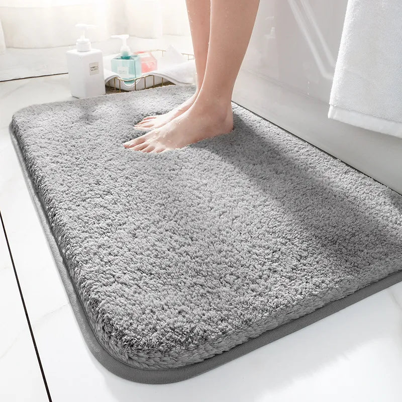 Alfombra de baño cómoda – grosor lujoso y antideslizante