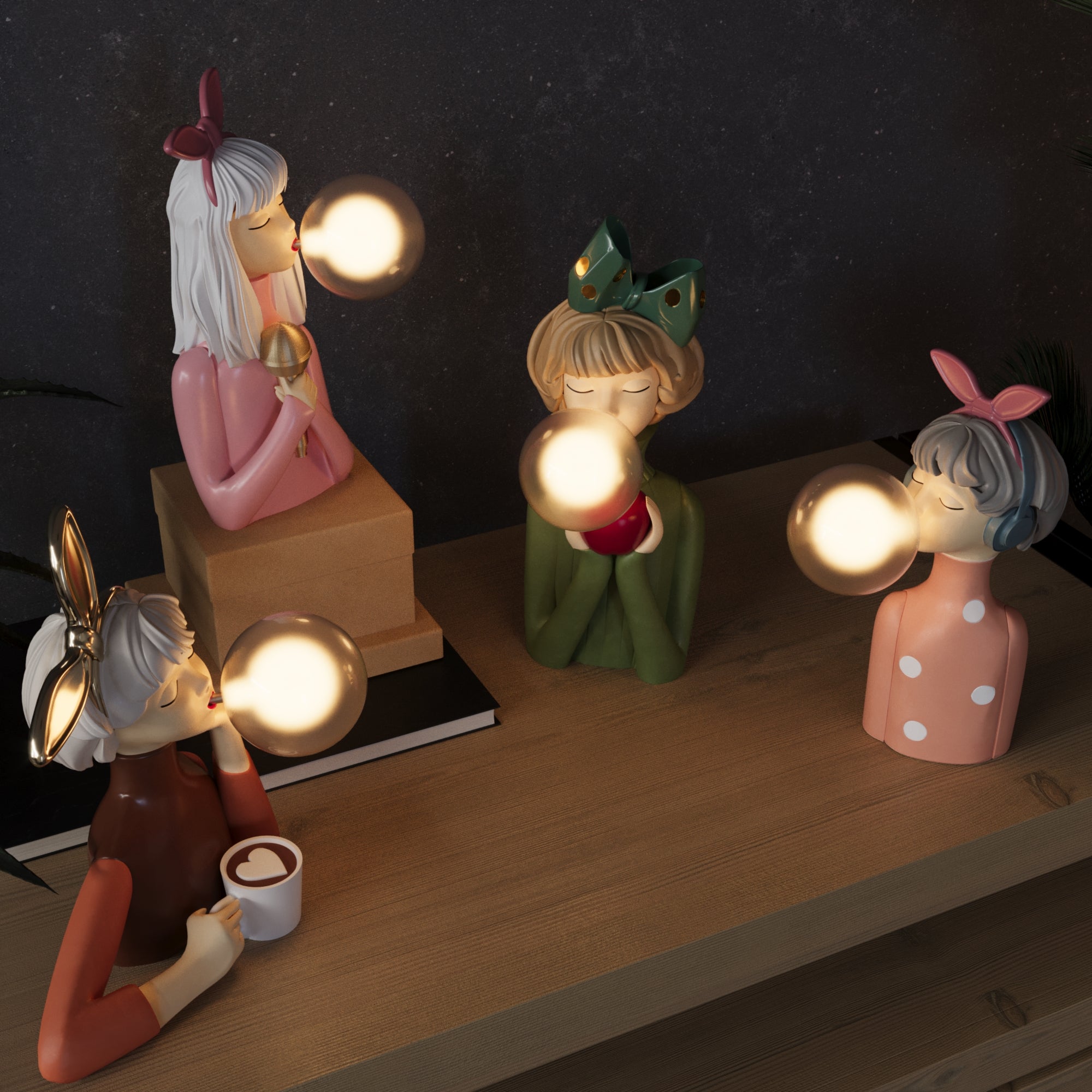 Artisanal Table Lamp – Unique Design and Careful Finish