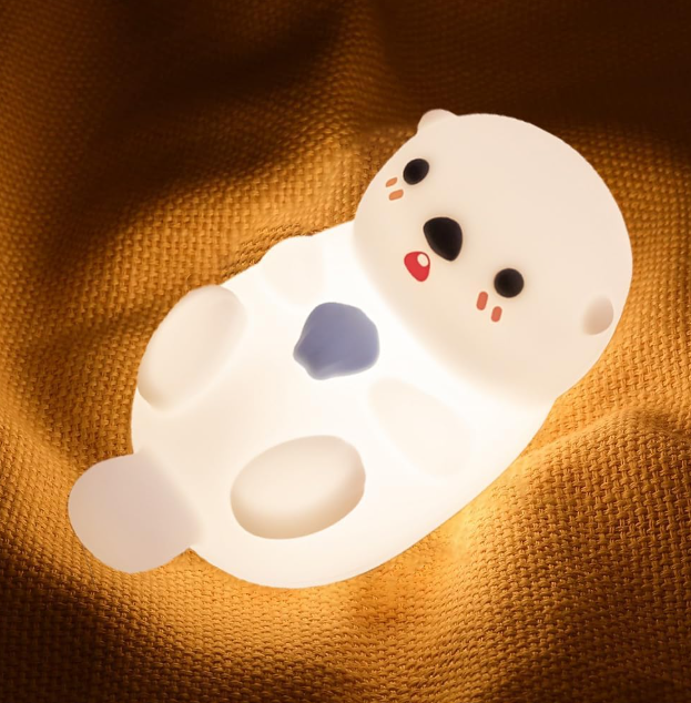 LED Night Light – Cute Seal in Soft Silicone