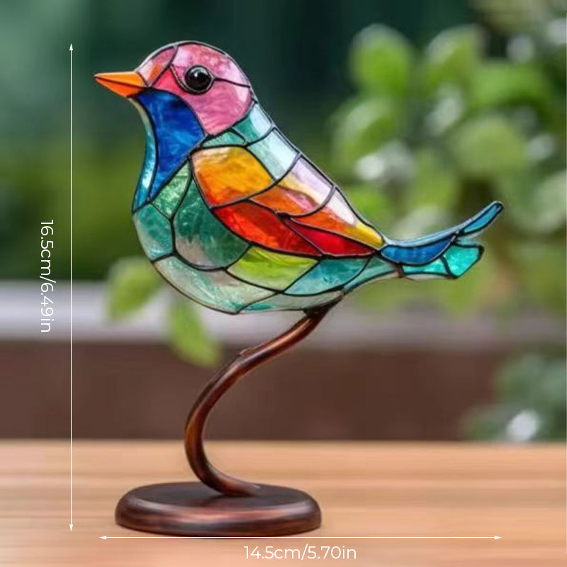 Ornamento Decorativo – Uccelli Posati Su Un Ramo