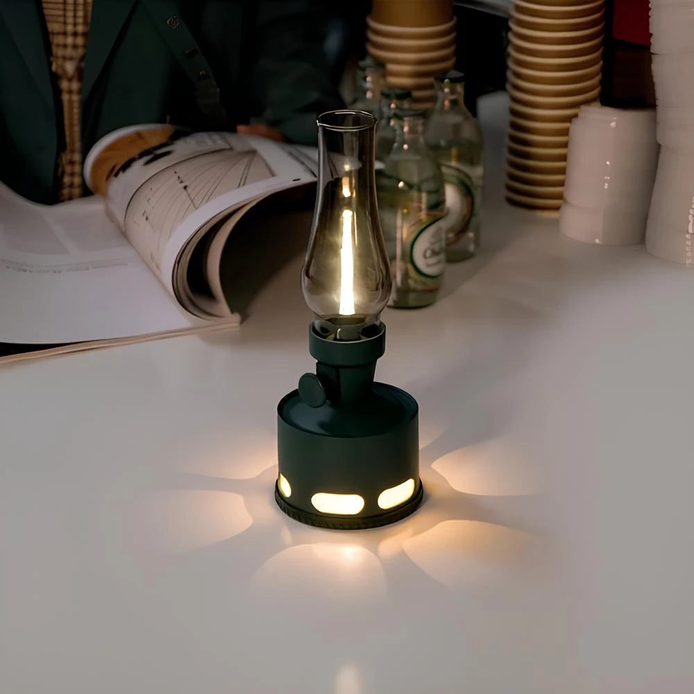 פנס LED בסגנון רטרו – תאורה דקורטיבית אלגנטית