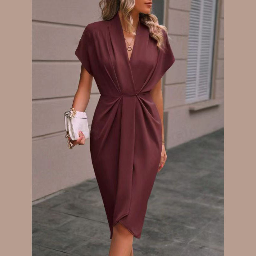 Nadia | Midi Cross Dress – Elegant en Vrouwelijk