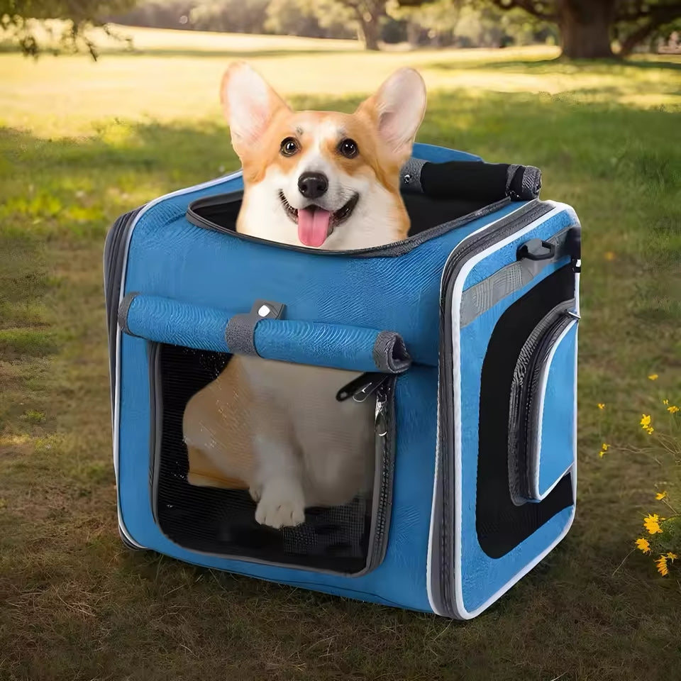 سلة دراجة قابلة للتوسيع للحيوانات - عملية ومريحة