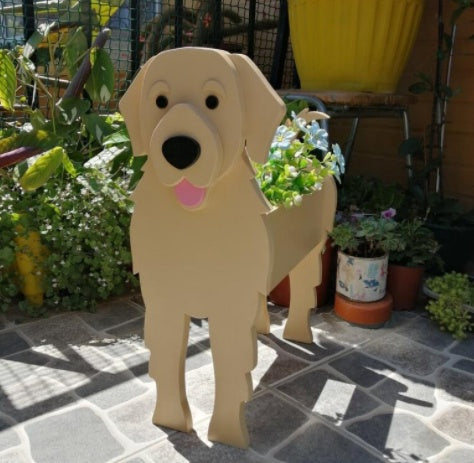 Vaso de Flores Original — Forma de Cão