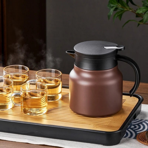 Isothermal Teapot With Integrated Infuser And Ceramic Coating – Preserved Flavors And Modern Elegance