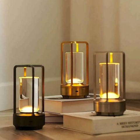 充電式テーブルランプ – 柔らかな光と時代を超えたスタイル