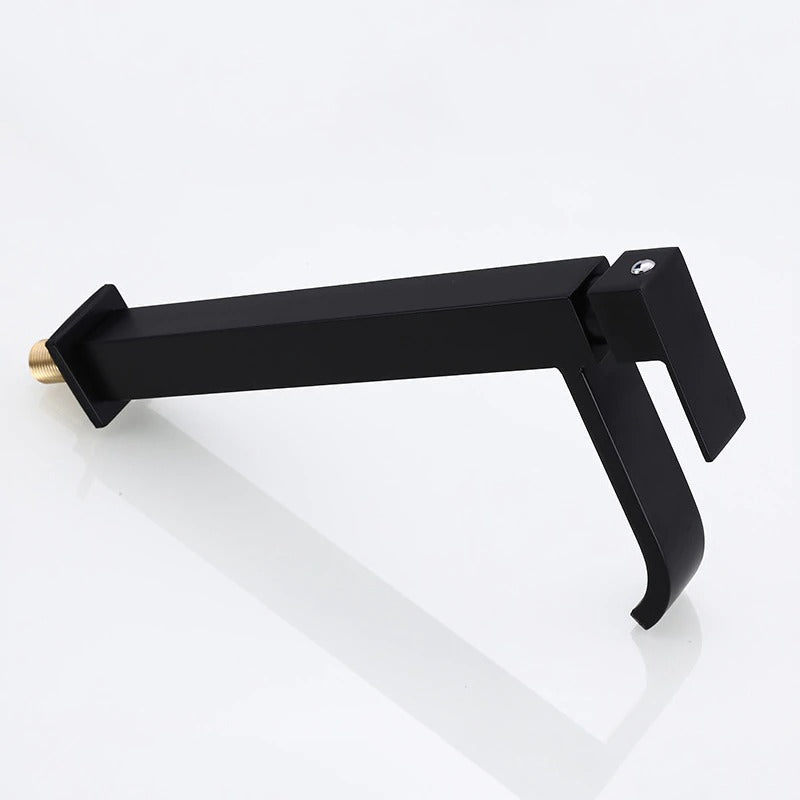 Elevated Basin Faucet – Elegant Matte Black Finish