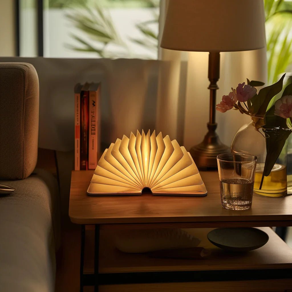 Lampe De Table En Forme De Livre – Originalité Et Élégance