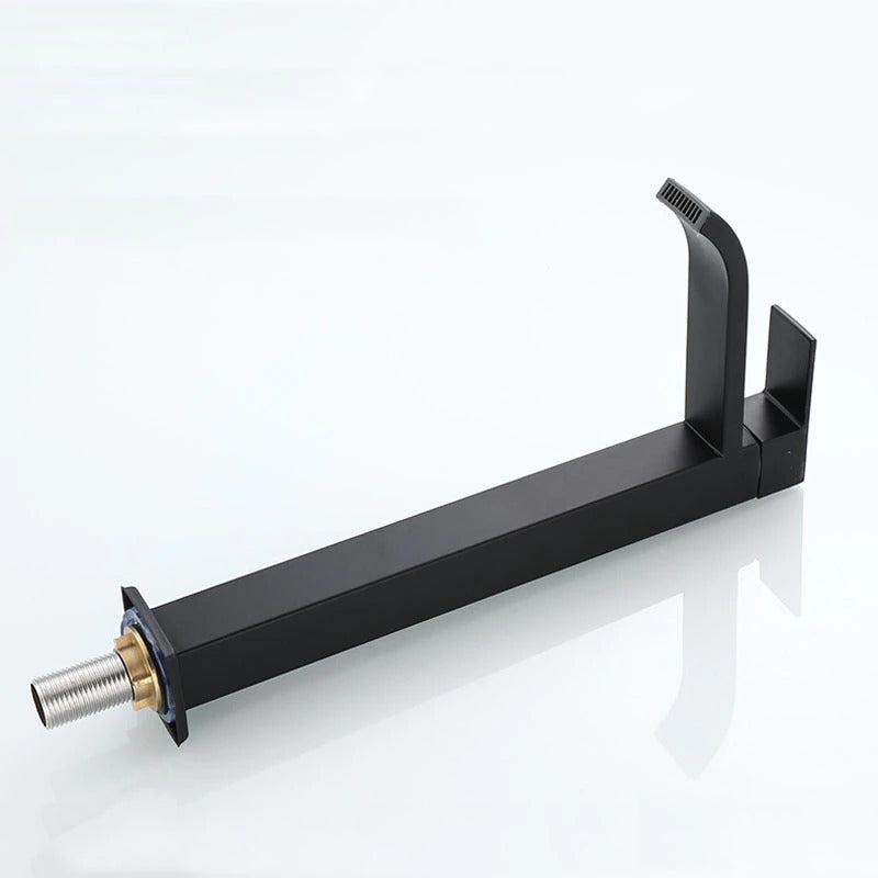 Elevated Basin Faucet – Elegant Matte Black Finish