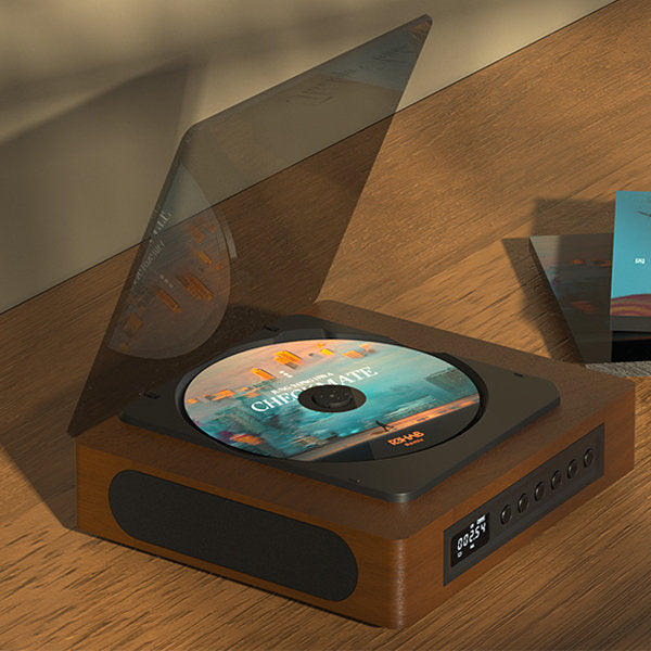 Bluetooth Retro CD Player With Type-C Port - Superior Connectivity & Audio Quality
