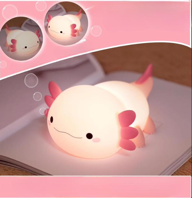 Bedside Lamp – Smiling and Bright Salamander