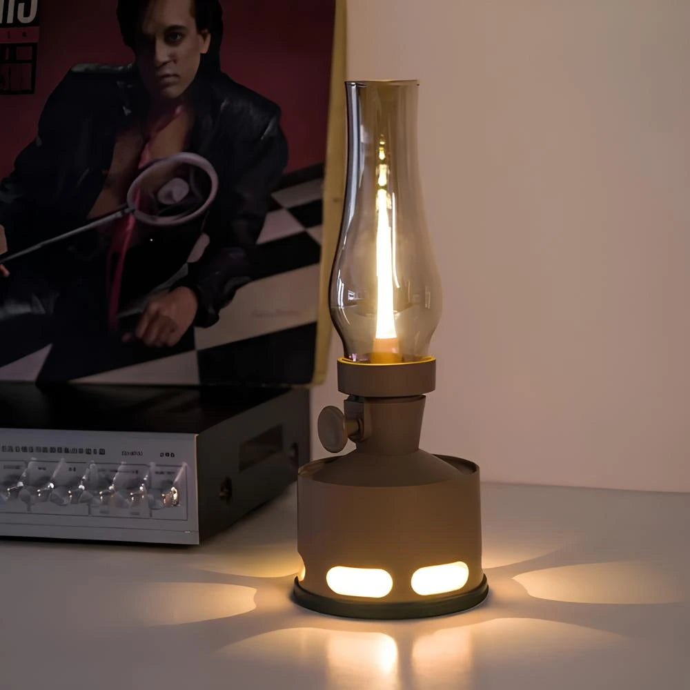 פנס LED בסגנון רטרו – תאורה דקורטיבית אלגנטית