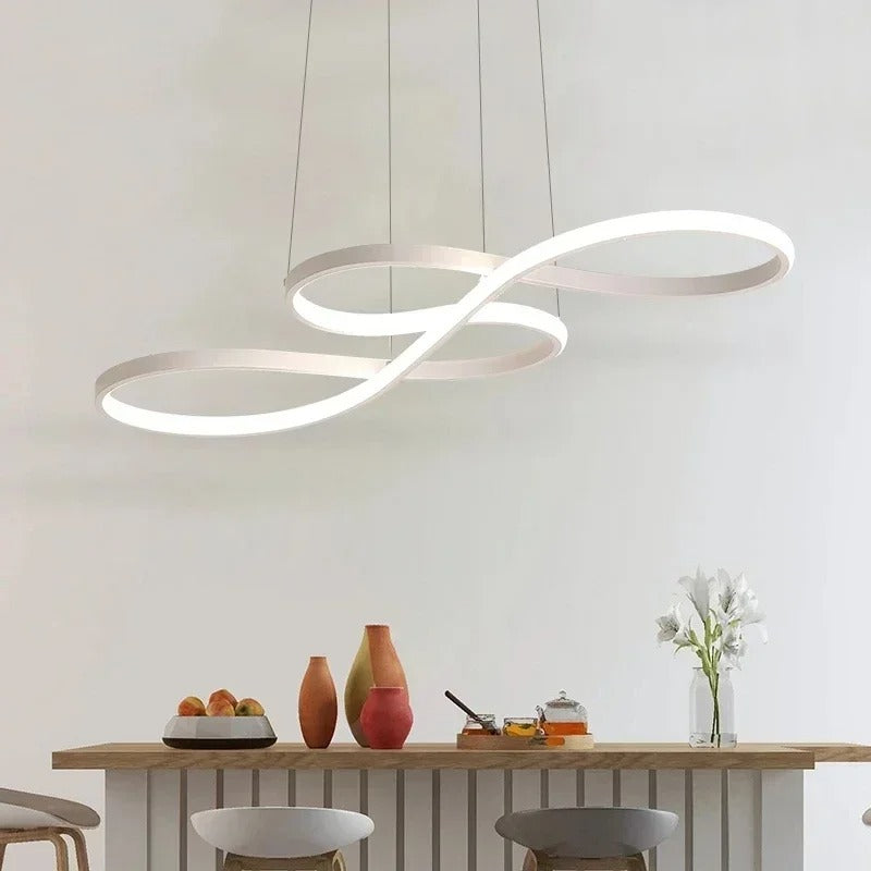 Modern LED Suspension with Rings – Elegant and Futuristic Design