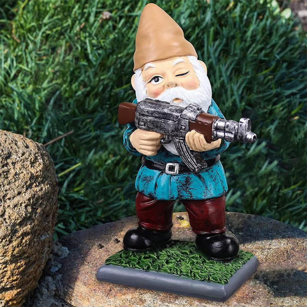 Military Garden Gnome – Touch of Humor and External Defense 