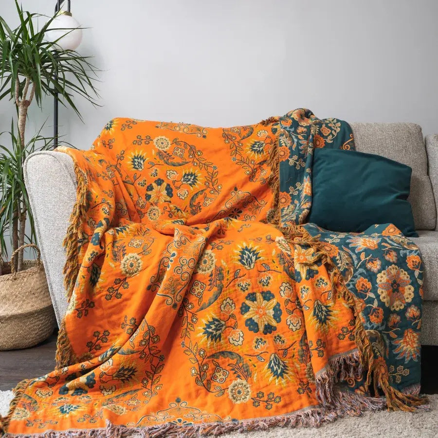 Plaid Reversibile Marigold 