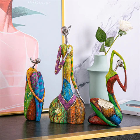 Escultura Abstrata Mulher – Elegância E Modernidade 