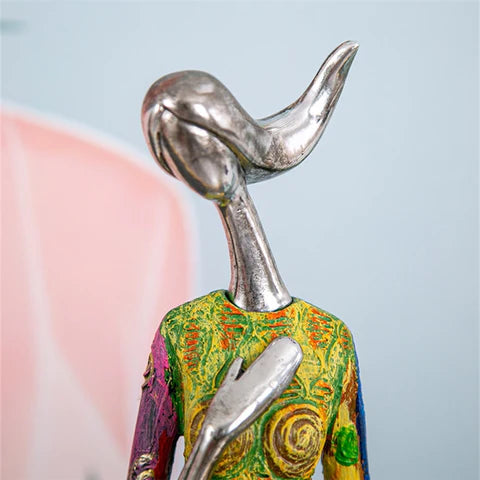 Escultura Abstrata Mulher – Elegância E Modernidade 