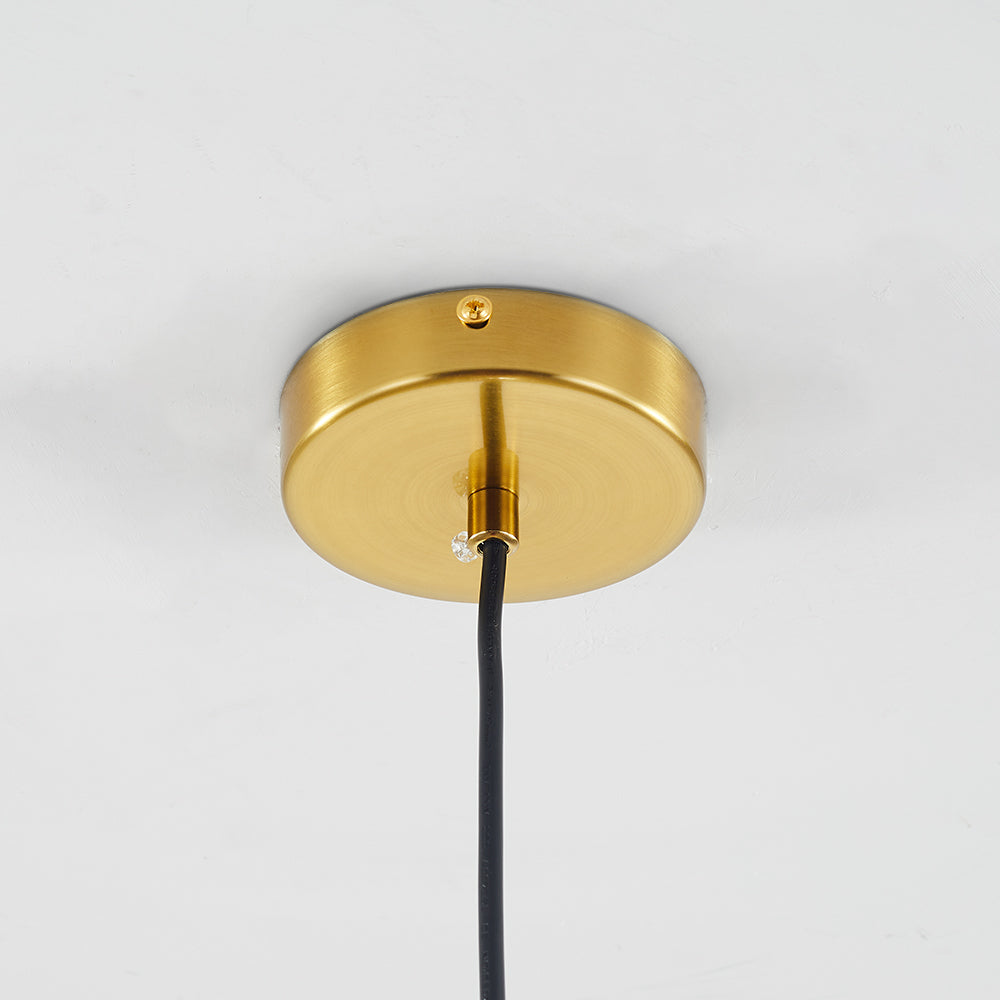 Elegant og Varme Glasspendellampe – Stil og Raffinement 