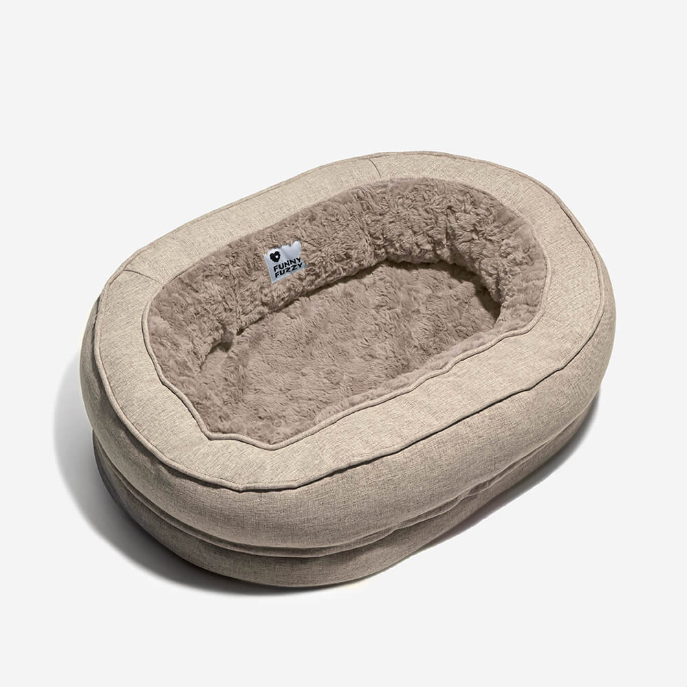 Posteľ vo forme donutu pre psa – pohodlie a jemnosť 