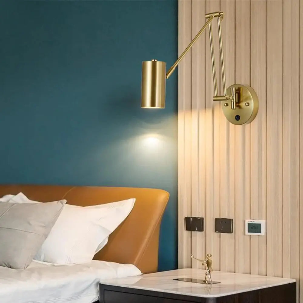 Regulowana lampa ścienna w nowoczesnym stylu - elegancja i wszechstronność