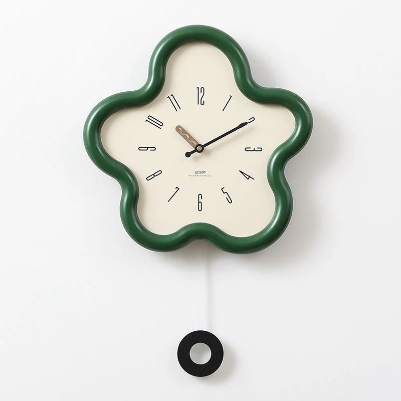 3D Flower Wall Clock – Decorative Elegance and Modern Style 