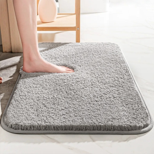 Alfombra de baño cómoda – grosor lujoso y antideslizante 