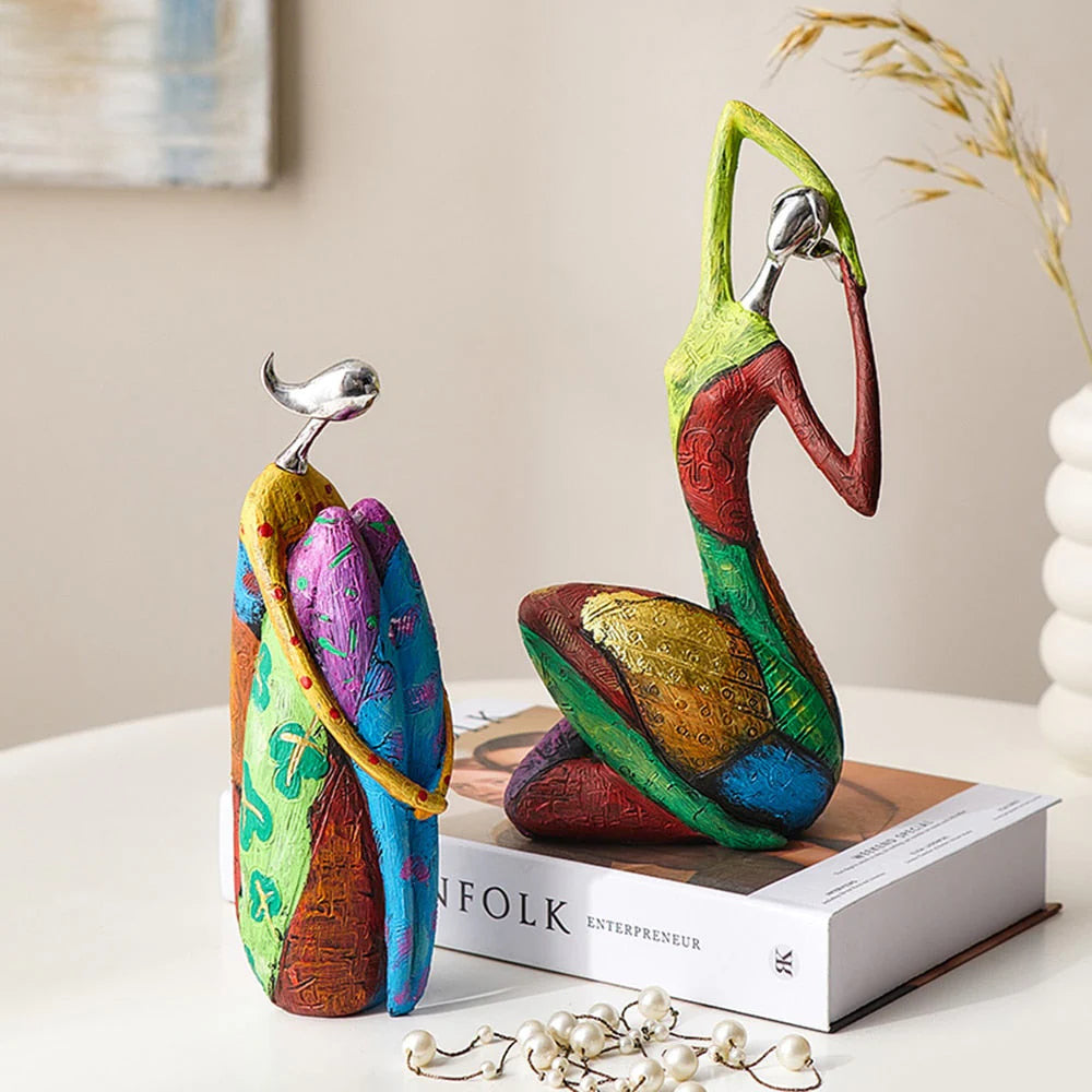 Escultura Abstrata Mulher – Elegância E Modernidade 