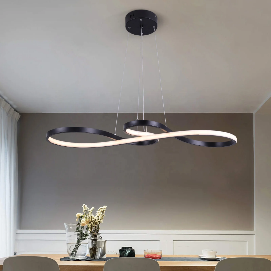 Modern LED Suspension with Rings – Elegant and Futuristic Design 