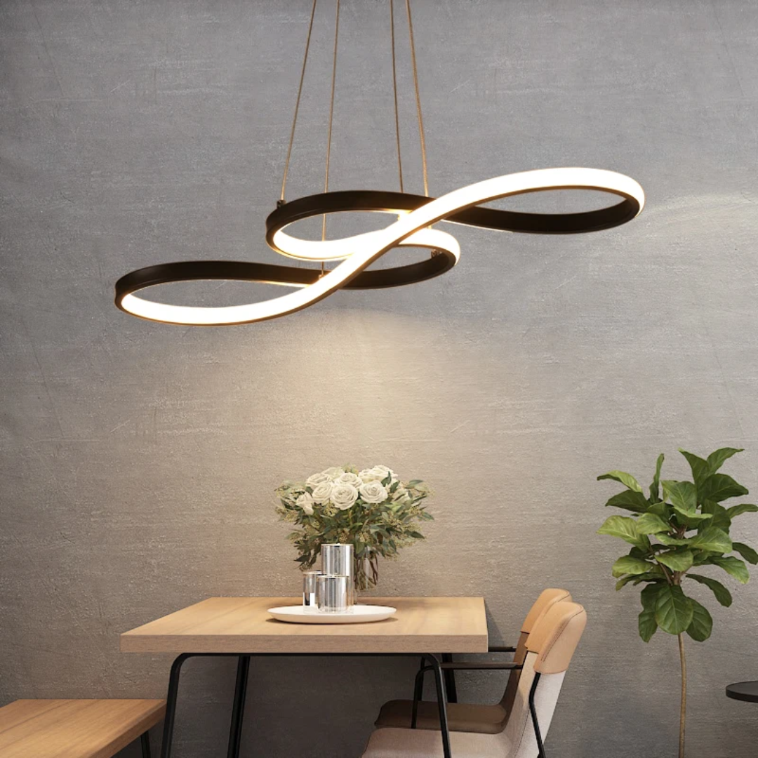 Modern LED Suspension with Rings – Elegant and Futuristic Design 