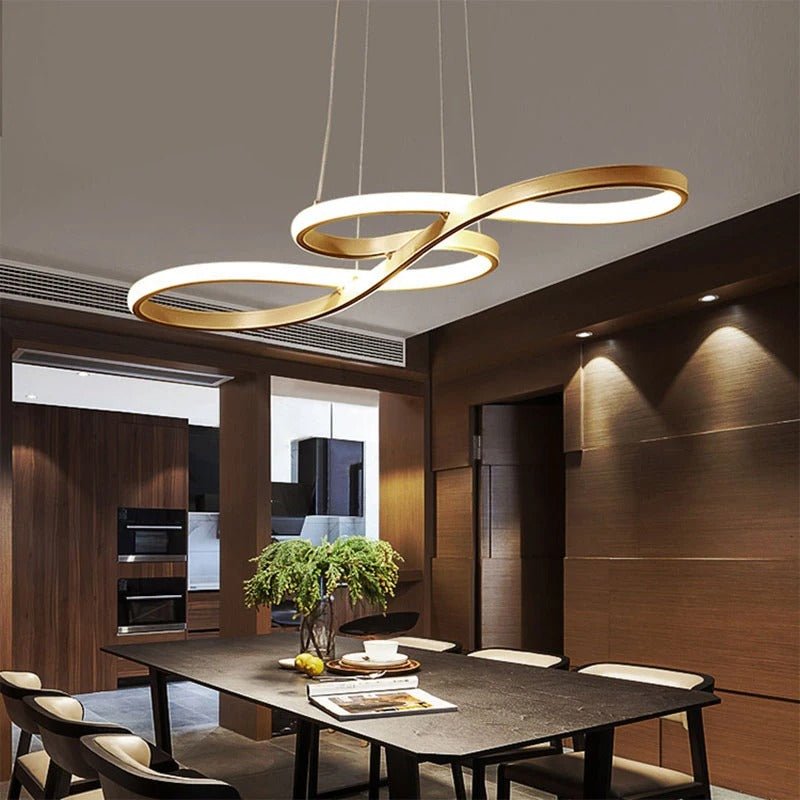 Moderne LED-ophæng i ringe – Elegant og futuristisk design 