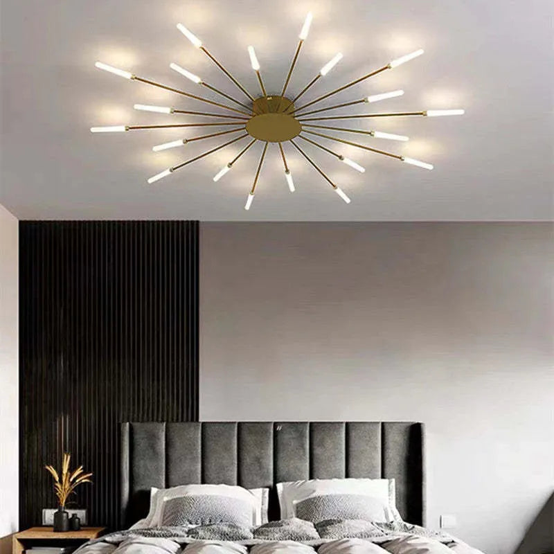 مصباح سقف LED حديث - إضاءة أنيقة وتصميم معاصر 