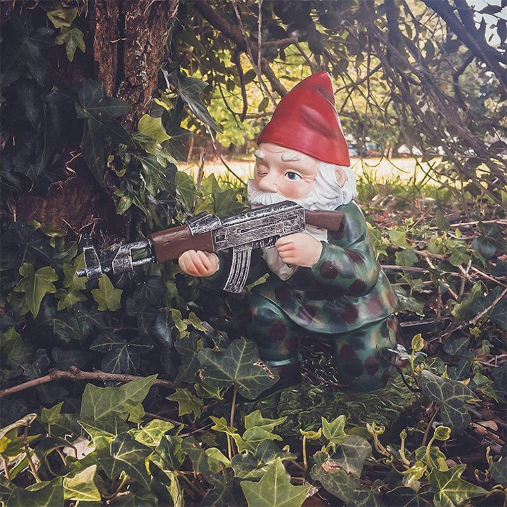 Military Garden Gnome – Touch of Humor and External Defense 