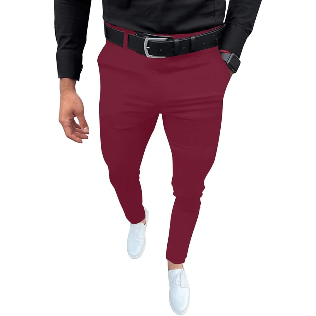 Georges | Pantalon Elastic – Stil Modern Și Libertate De Mișcare 