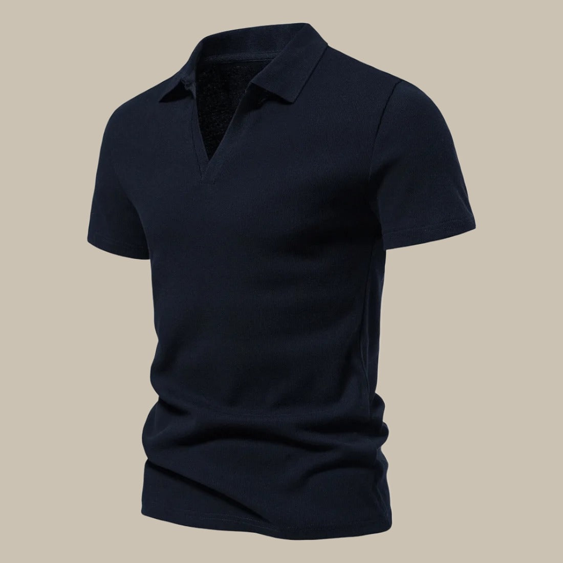Justin | Klassisk Polo – V-hals og Alsidig Look 