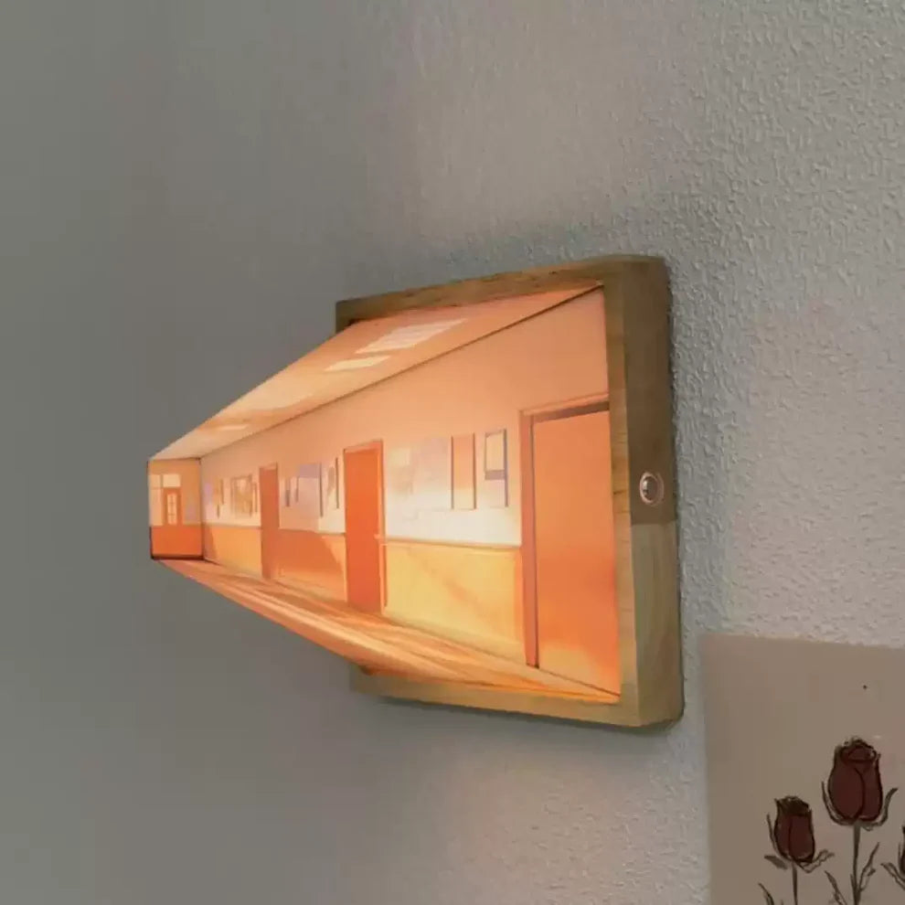Wandlampe Dekorativ – Visuelle Illusion 3D 