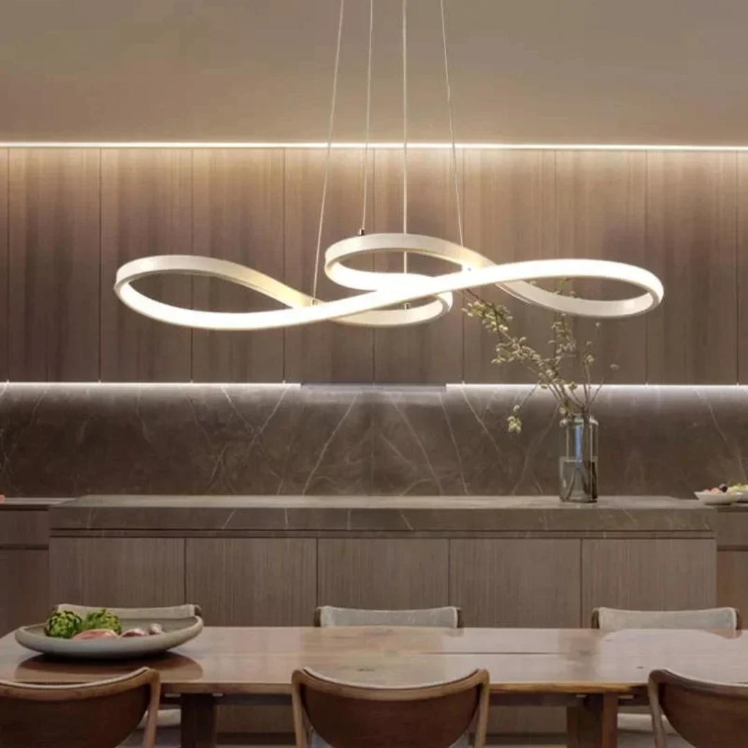 Modern LED Suspension with Rings – Elegant and Futuristic Design 