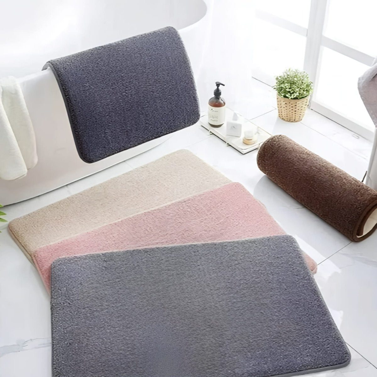 Super Absorbent Non-Slip Bath Mat – Daily Comfort and Safety 