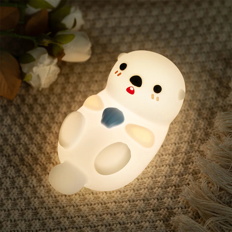LED Night Light – Cute Seal in Soft Silicone 