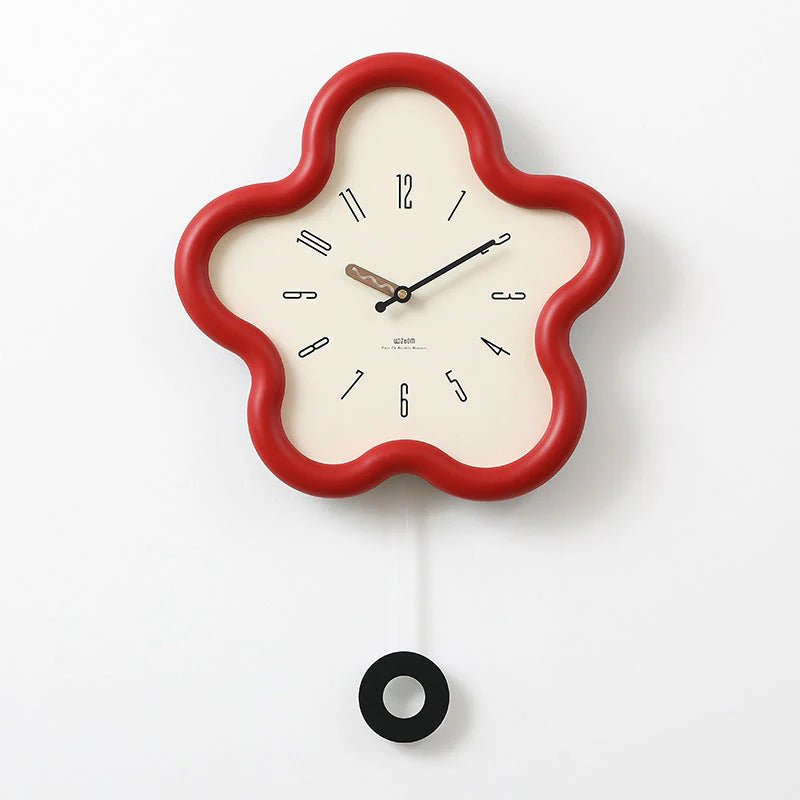3D Flower Wall Clock – Decorative Elegance and Modern Style 