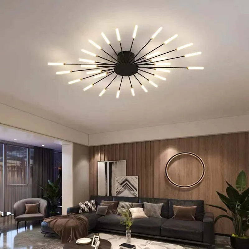 مصباح سقف LED حديث - إضاءة أنيقة وتصميم معاصر 