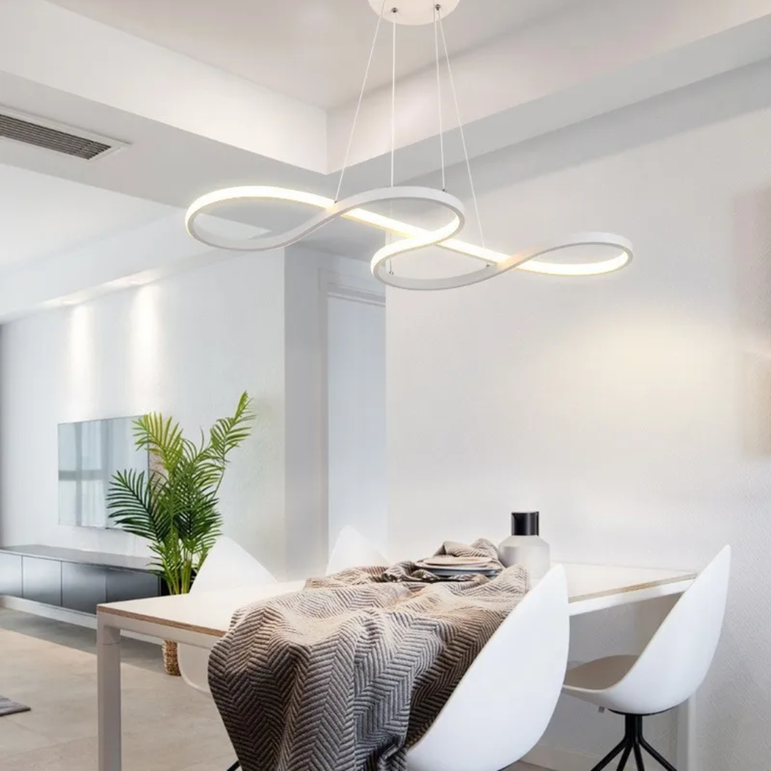 Moderne LED Oppheng i Ringer – Elegant og Futuristisk Design 
