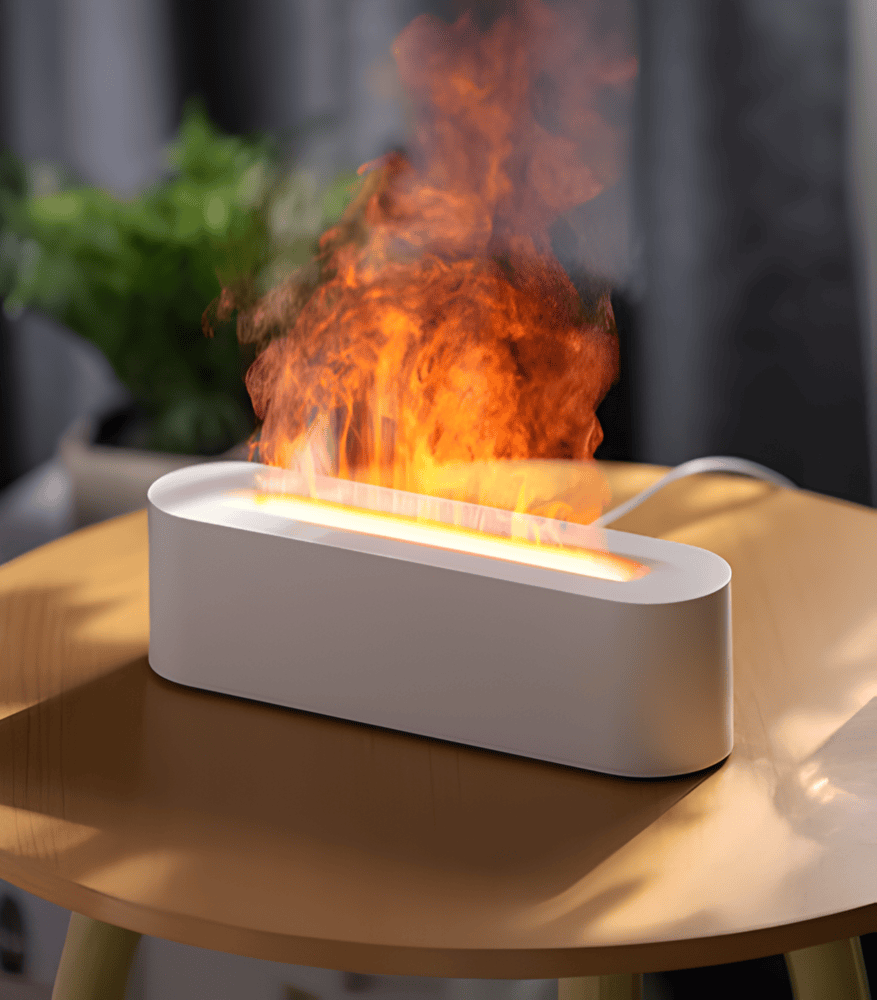 USB-Aromazerstäuber mit mehrfarbiger LED-Beleuchtung - Entspannende Atmosphäre & leichter Nebel