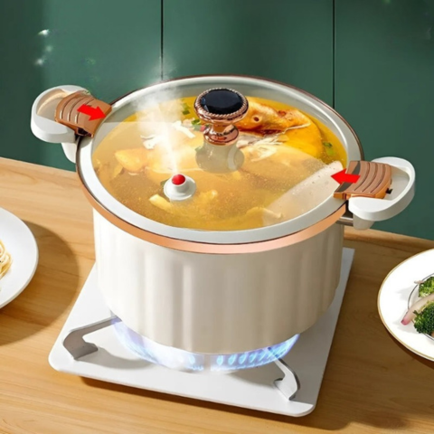 Multifunction Pressure Cooker — Quick Cooking And Preserved Flavors 