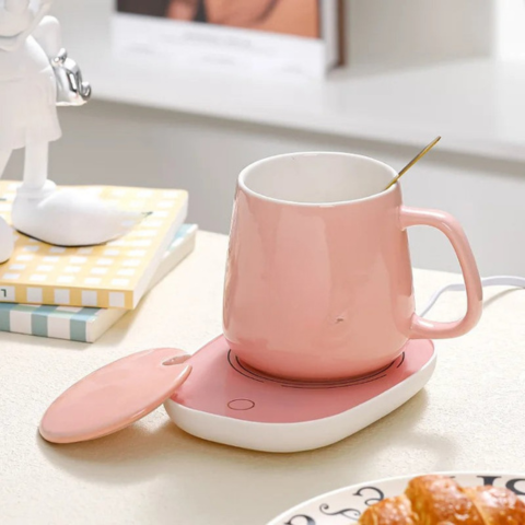 Electric Heating Mug — Drinks Always at the Right Temperature 