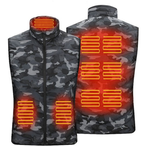 Kamizelka rozgrzewająca unisex - regulowana temperatura i nowoczesny styl