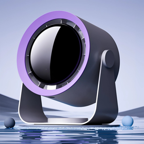 Ventilator turbo fără lamă - putere silențioasă și design modern