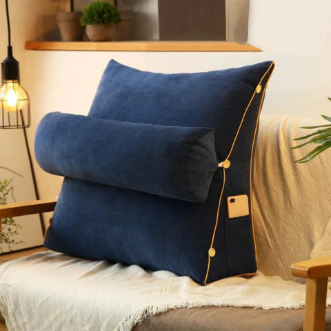 Cuscino di supporto dorsale – Forma a cuneo per una postura ideale 