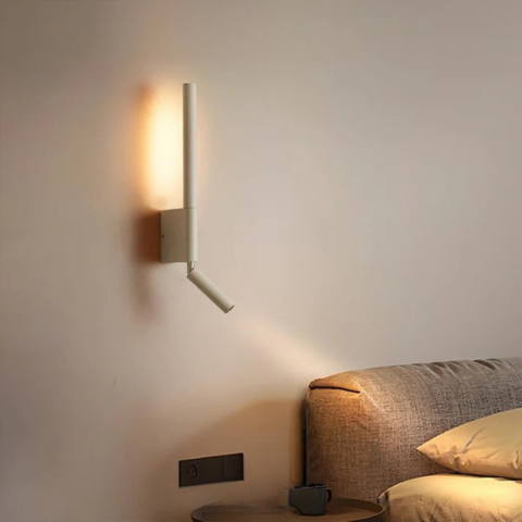 LED Vegglampe med Leselampe – Praktisk og Elegant 